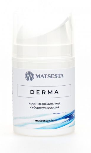 Мацеста - Крем-маска себорегулирующая для лица DERMA, 50мл