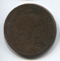 10 сантимов 1917 Франция