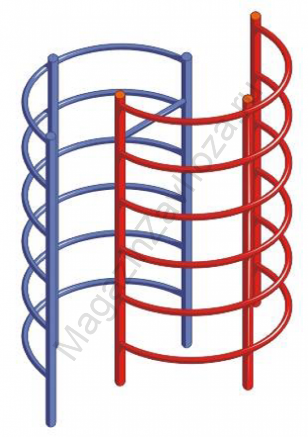 Шведская стенка 2 полукруга