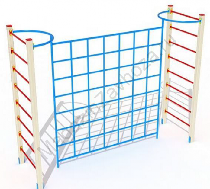 Шведская стенка(2 лестницы и сетка)