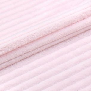 Королевский плюш в рубчик розовый  50х43