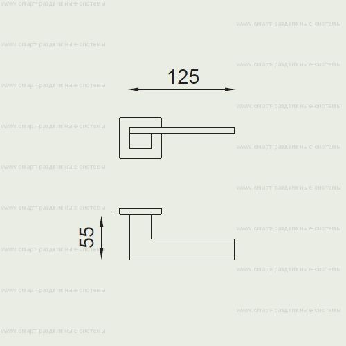 Ручка на розетке Esa ES14 DND by Martinelli
