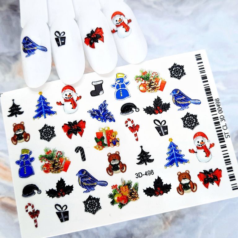 3D ХРУСТАЛЬНЫЙ СЛАЙДЕР-ДИЗАЙН   3D498   СRYSTAL  Зимняя сказка!!  Супер эффект!!!