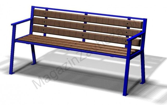 Скамья со спинкой