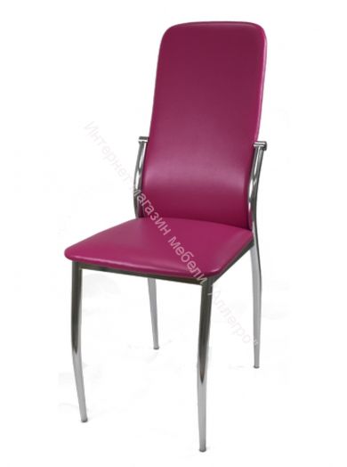 Стул «Капри» (Хром)/Кожзам, Ткань