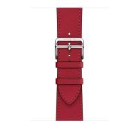 Ремешок Apple Watch Hermès Rouge Piment Swift Leather Single Tour