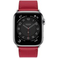 Ремешок Apple Watch Hermès Rouge Piment Swift Leather Single Tour
