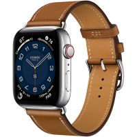 Ремешок Apple Watch Hermès Fauve Barénia Leather Attelage Single Tour