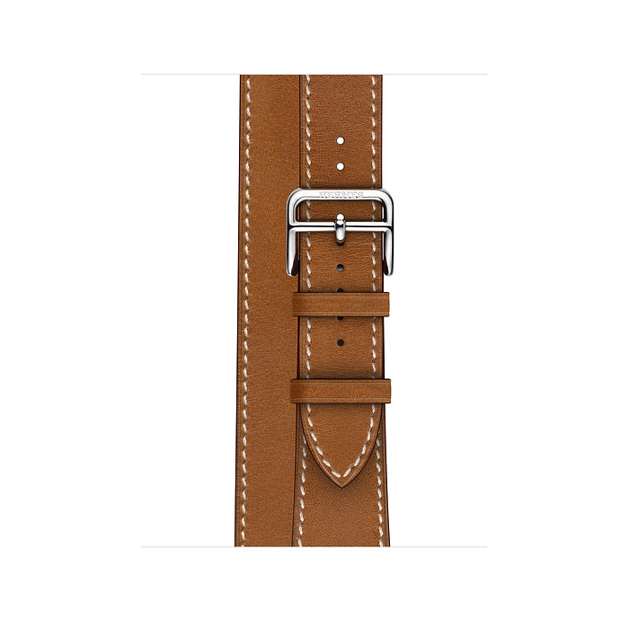 Ремешок Apple Watch Hermès Fauve Barénia Leather Double Tour из кожи (для корпуса 40/41 мм) Ремешок Apple Watch Hermès Fauve Barénia Leather Double Tour из кожи (для корпуса 40/41 мм)