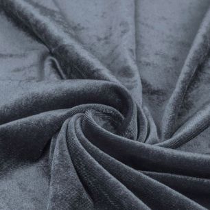 Бархат стрейч - Благородный темно-серый 50х40