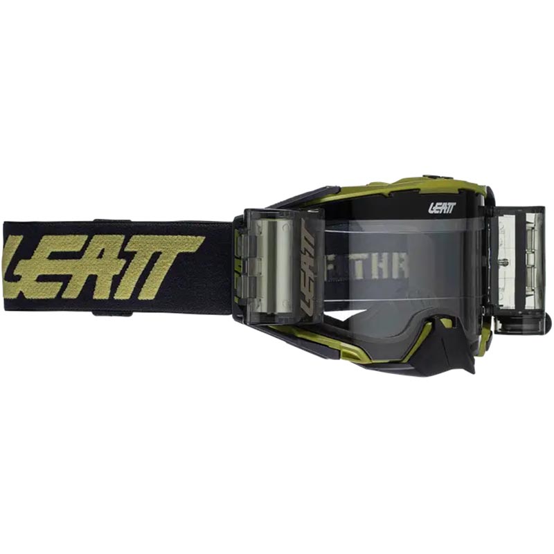 Leatt Velocity 6.5 Roll-Off Sand Clear 83%, очки для мотокросса и эндуро с системой грязеочистки