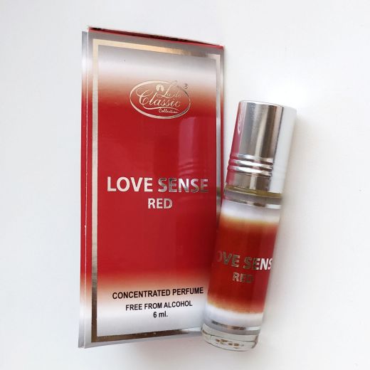Арабские масляные духи Love sense Red | Чувство любви (Красный) | 6 мл | La de Classic Collection | Унисекс