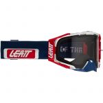 Leatt Velocity 6.5 Chilli/Blue Light Grey 58%, очки для мотокросса и эндуро