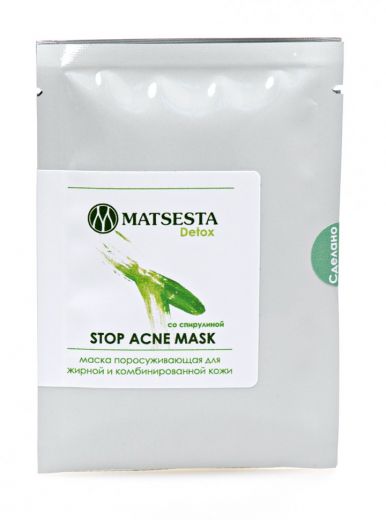 Мацеста - Маска поросуживающая для жирной и комбинированной кожи STOP ACNE MASK, 50мл