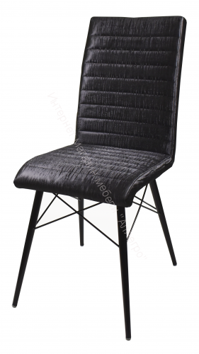 Стул «Бари-Люкс» (хром)/Кожзам, Ткань