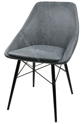 Стул «Монти» (хром)/Кожзам, Ткань