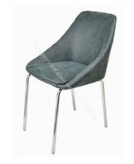 Стул «Монти» (хром)/Кожзам, Ткань