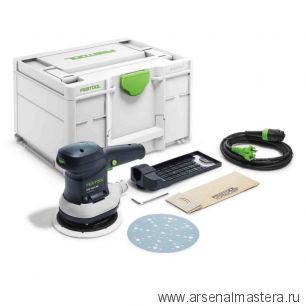 Эксцентриковая шлифовальная машинка FESTOOL ETS 150/5 EQ-Plus в систейнере SYS 3 M187 576080