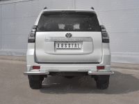 TOYOTA LC PRADO 150 STYLE 2019-2020  Защита заднего бампера уголки d76 секции  LCPZ-003305
