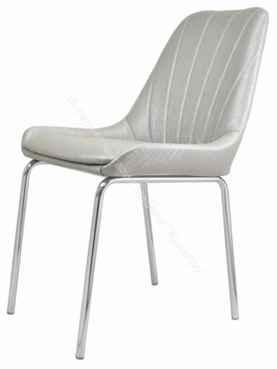 Стул «Марино» (хром)/Кожзам, Ткань