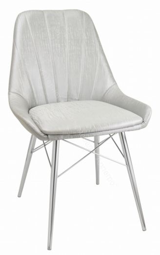 Стул «Марино-Люкс» (хром)/Кожзам, Ткань