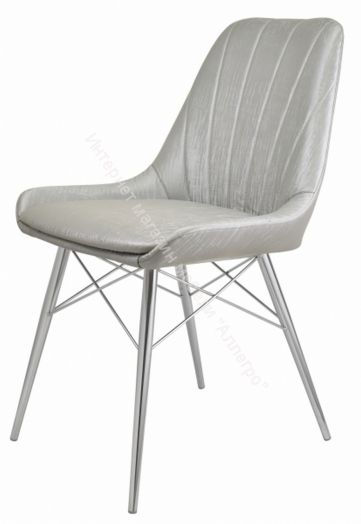 Стул «Марино-Люкс» (хром)/Кожзам, Ткань