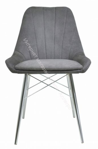 Стул «Марино-Люкс» (хром)/Кожзам, Ткань