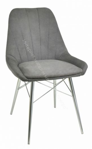 Стул «Марино-Люкс» (хром)/Кожзам, Ткань