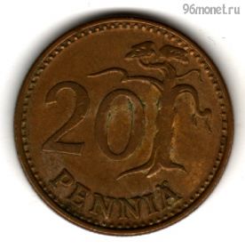 Финляндия 20 пенни 1981 К