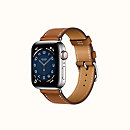Ремешок Apple Watch Hermès Fauve Barenia Leather Single Tour