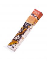 Торроне с апельсиновой цедрой и темным шоколадом 100 г, Torrone con cioccolato fondente e scorze d'arancia, Quaranta, 100 g