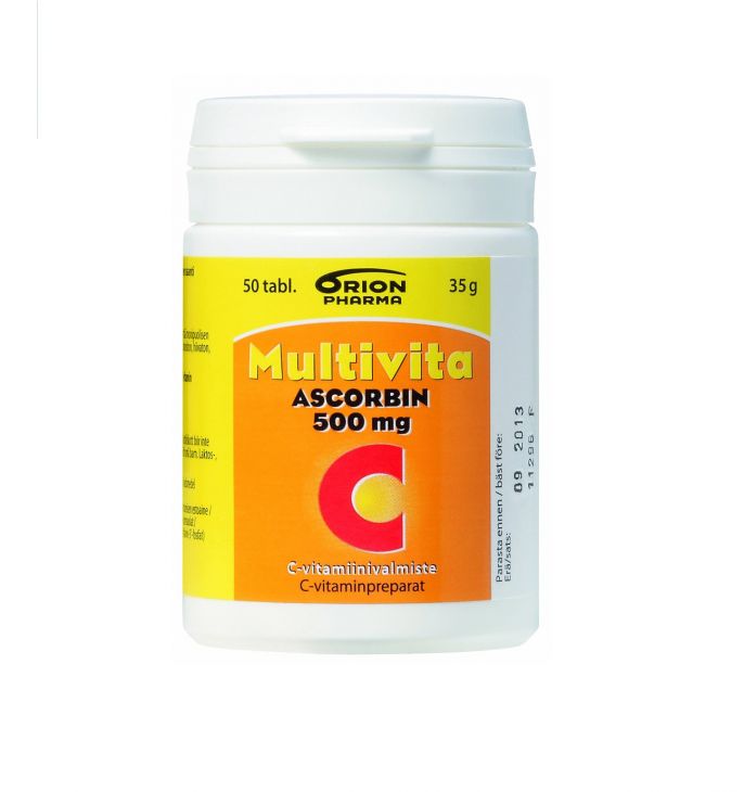 MULTIVITA Ascorbin vitamin C 500 mg 50 таблеток