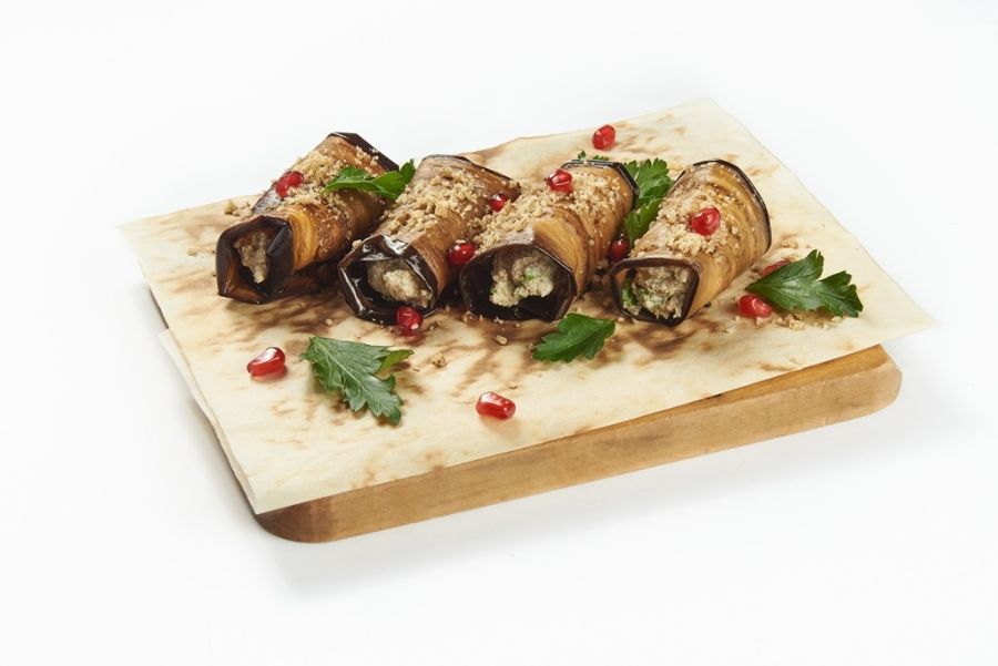 Баклажаны с орехами