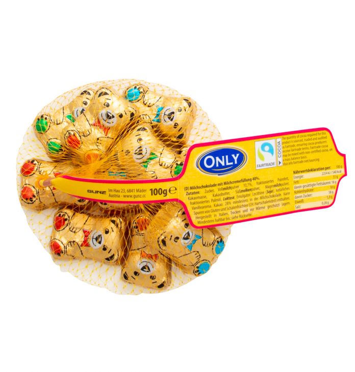Молочный шоколад only  МИШКИ 100 гр