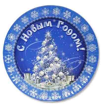 Тарелки Зимняя Сказка (6 шт)