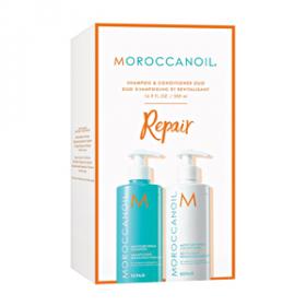 Moroccanoil Duo Repair - Увлажняющий восстанавливающий набор, шампунь + кондиционер 500+500мл