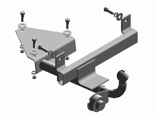 Фаркоп Трейлер ВАЗ 1119 Калина хетчбек 2006- сварное крепление шара