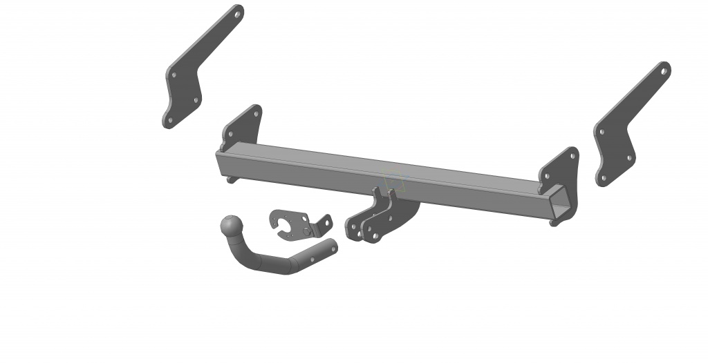 Фаркоп Toyota RAV4 2019- твердое крепление шара