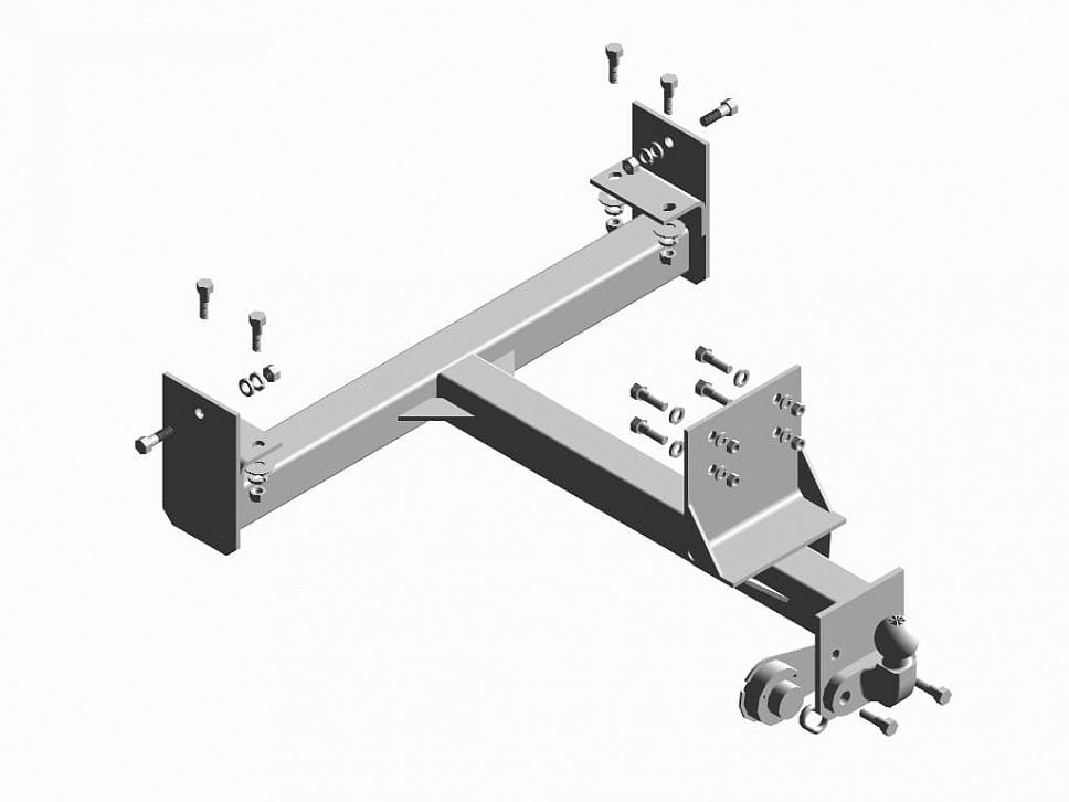 Фаркоп Трейлер ГАЗ 330202 Газель удлинённая и а/м на её базе