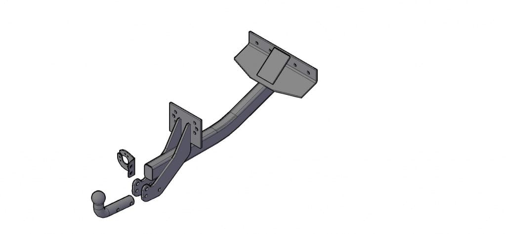 Фаркоп Трейлер УАЗ 3163 Патриот 10/2014- крепление шара на двух болт