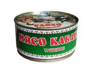 Мясо КАБАНА туш. "Балтийская ОХОТА" с КЛЮЧОМ, МКК Балтийский  325г.ж.