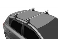 Багажник на крышу Mazda 3 sedan/hatchback (2013-18), аэродинамические дуги (53 мм)
