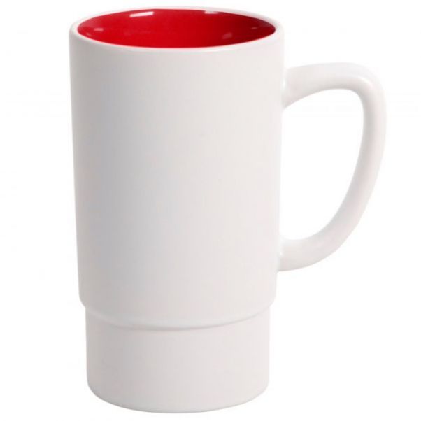 Кружки Fun2 белые с красным