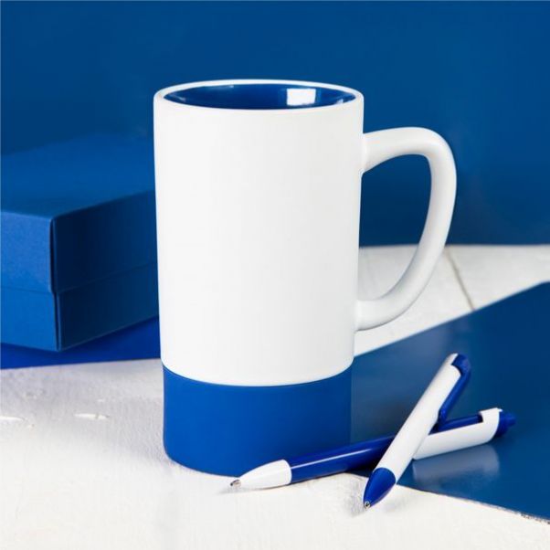 Кружки Fun2 белые с синим
