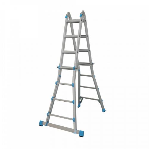 Лестница телескопическая MAC ALLISTER, 2 х 7 ступеней