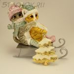 Брошь "Снежная елочка" (Danecraft США)