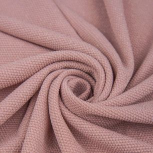 Трикотаж с люрексом  "Мельхиор" - пудрово-розовый 50х37