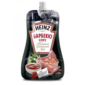 Соус HEINZ 230г Томатный Барбекю дой-пак