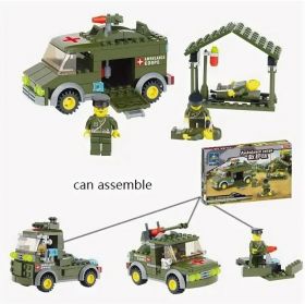 Конструктор 3 в 1 Полевой госпиталь Lego реплика 185 деталей