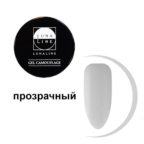 Гель LUNA LINE для наращивания прозрачный (15 гр.)